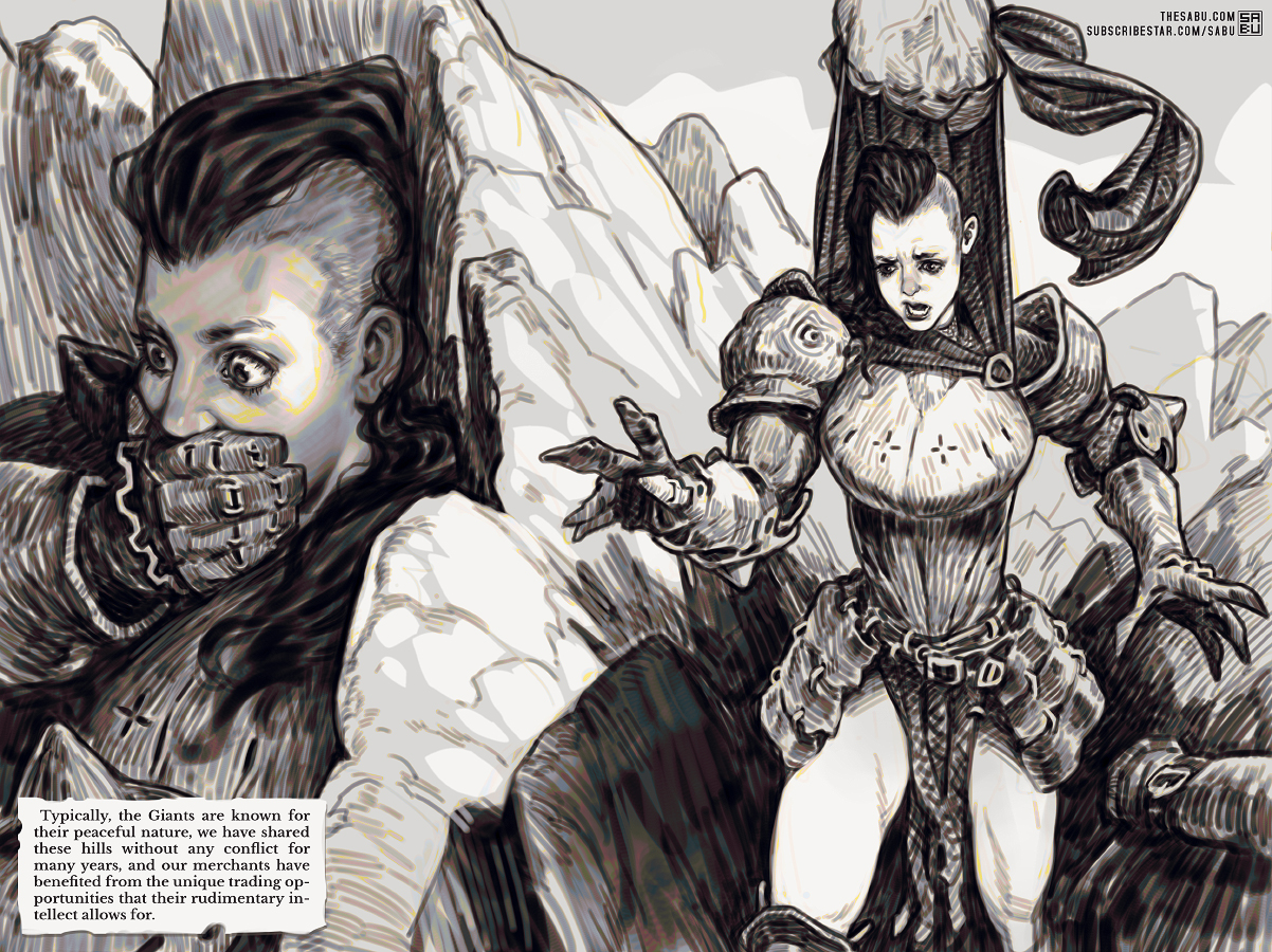 A note from Magistrate Theodore Black to the people of Mosswood Grove on the topic of migrating Giants (3/18)